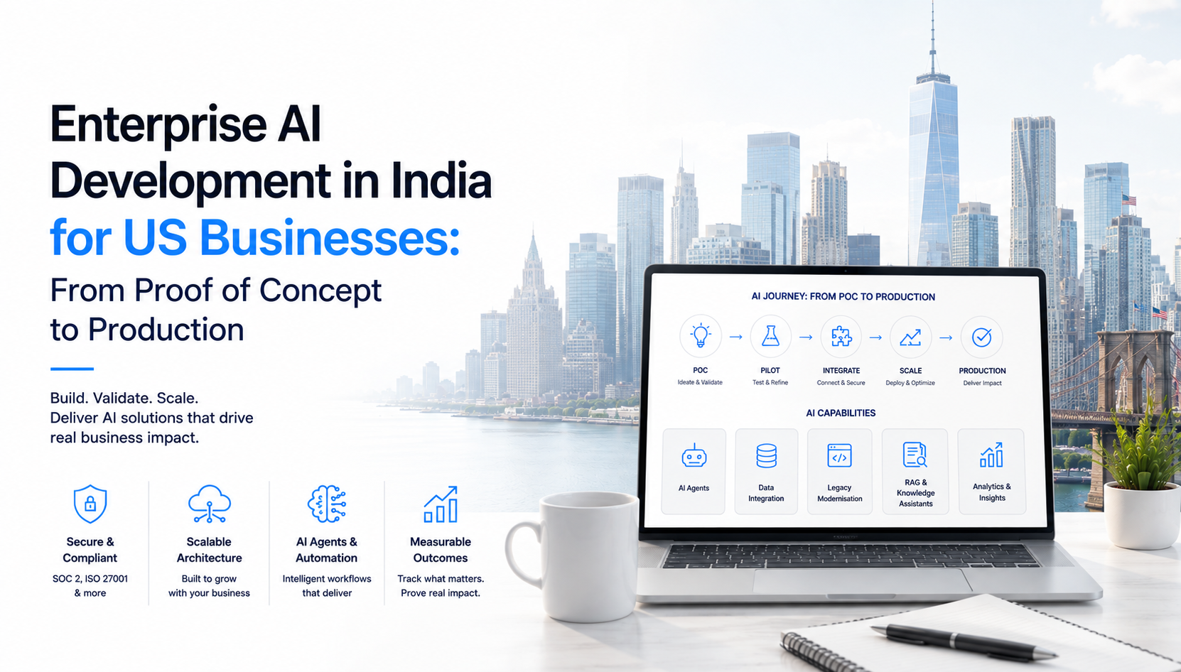 Enterprise AI development in India for US businesses