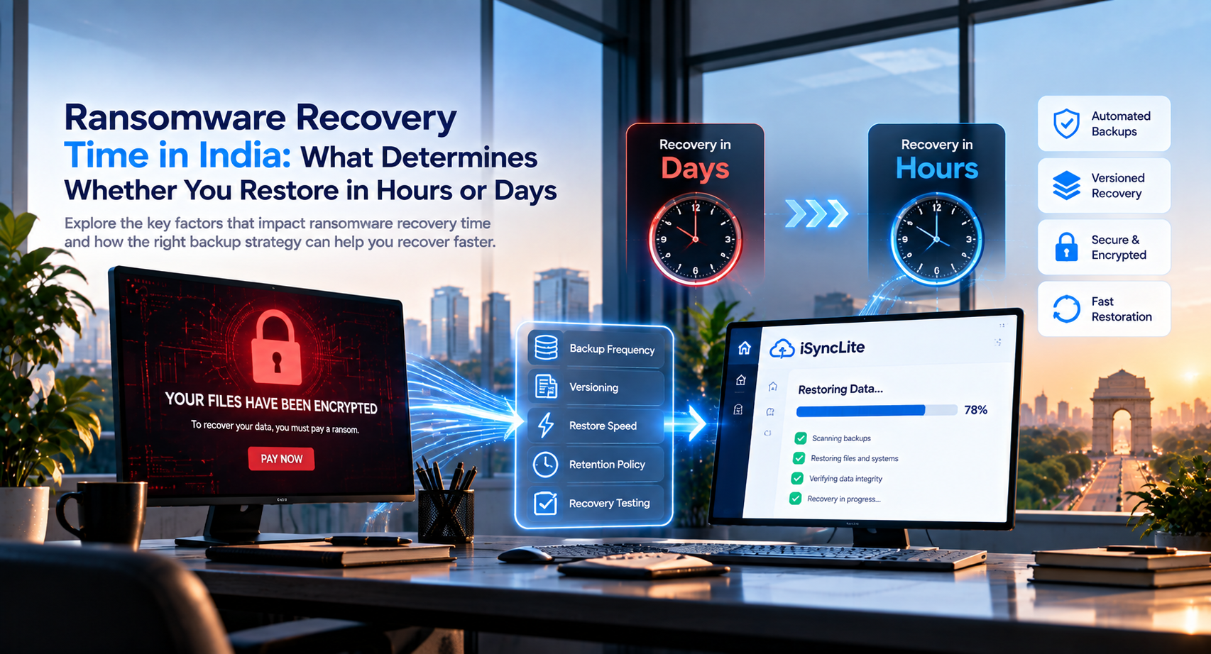 Ransomware recovery and enterprise backup strategy for Indian organizations