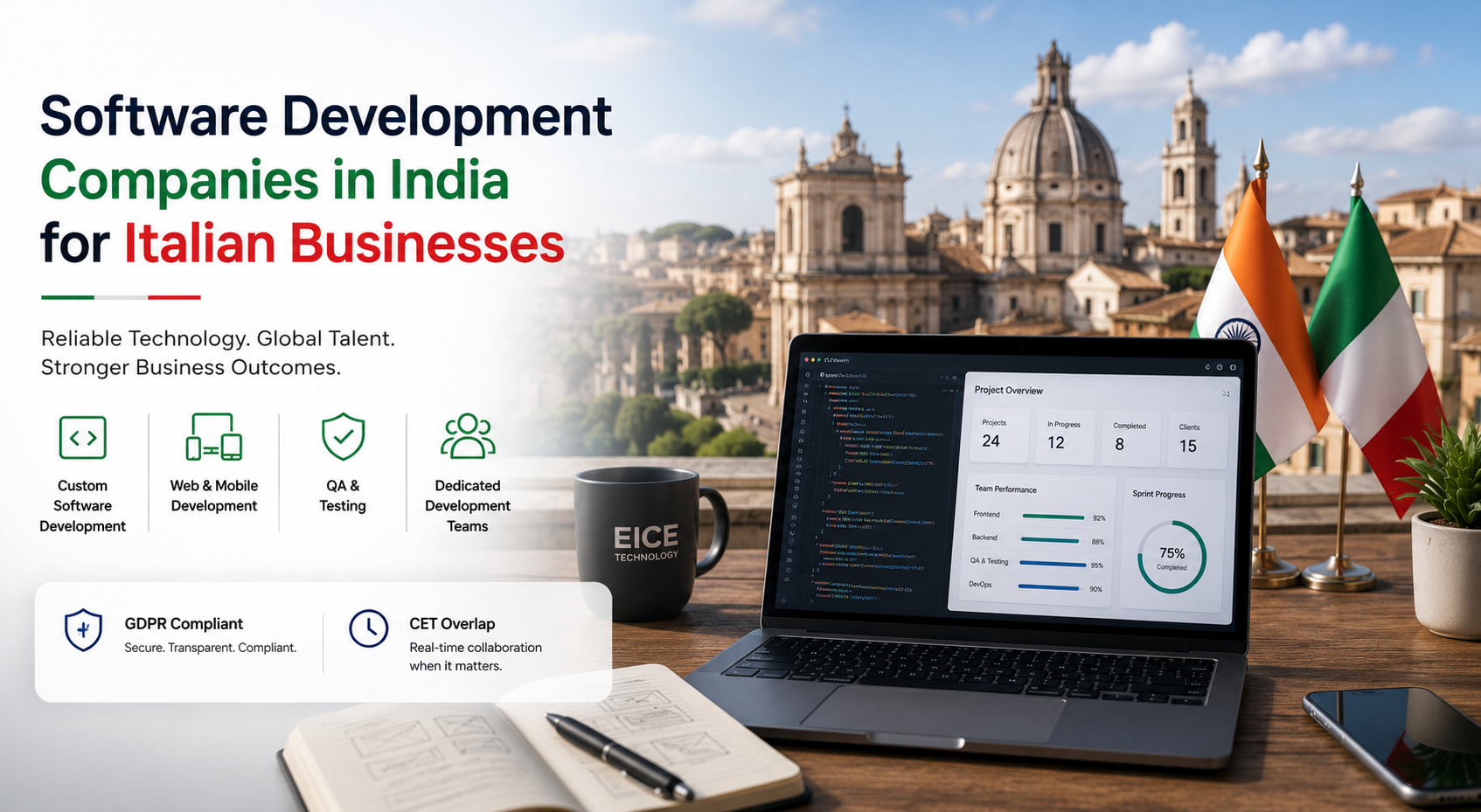 Software development companies in India for Italian businesses