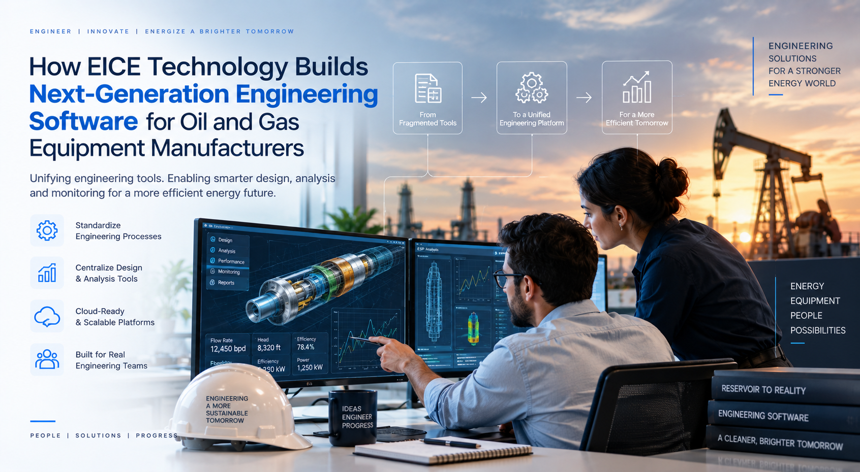 Engineering software platform for oil and gas ESP design and analysis