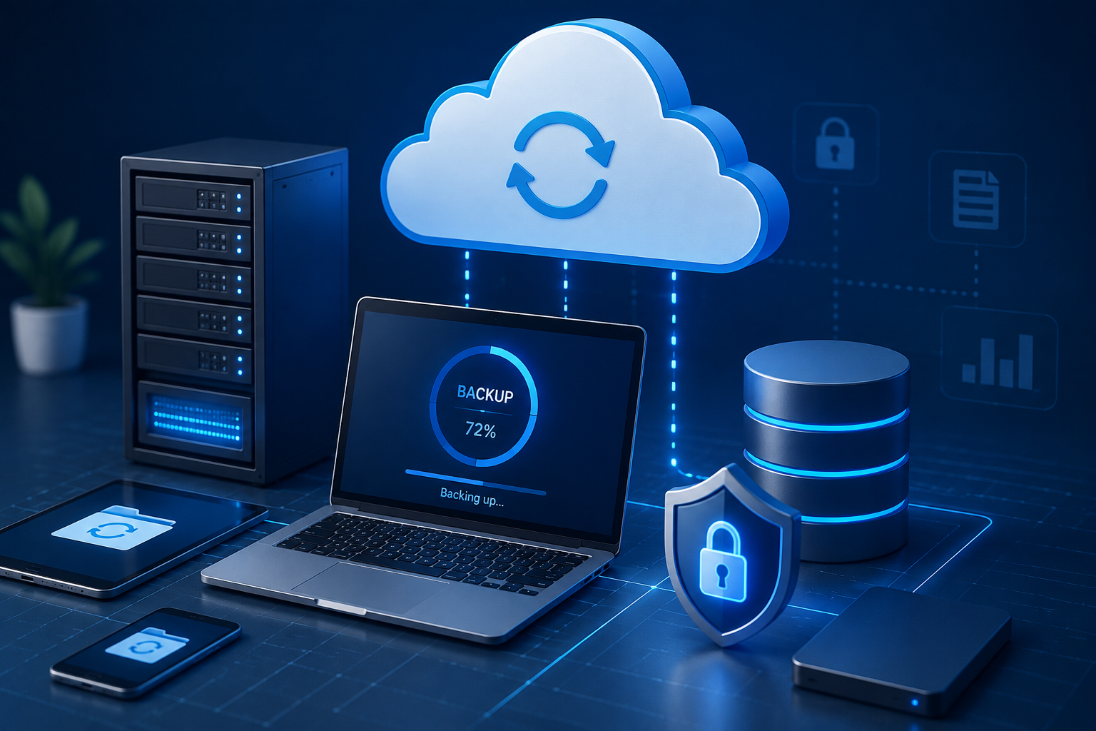 Enterprise backup software for secure and automated business data protection