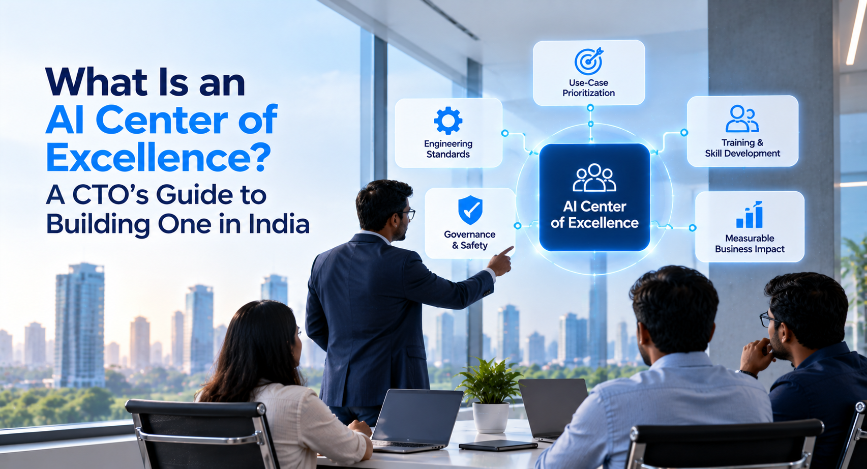 AI Center of Excellence for enterprise AI governance, engineering standards and AI impact tracking
