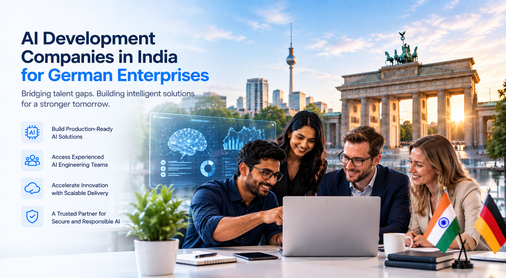 AI development team in India supporting German enterprises